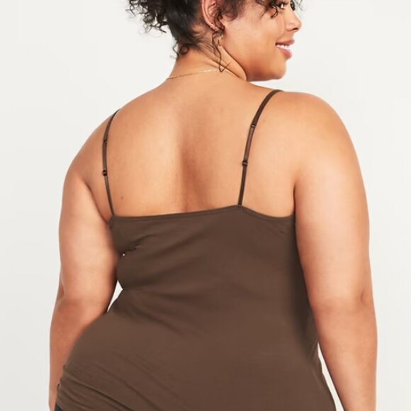 Plus Size Chocolate Brown First-Layer Cami tank top Size 4X NWT - Picture 2 of 2